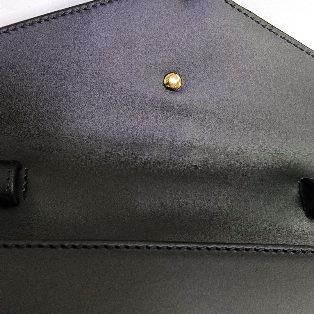 Gucci Gucci Sylvie Mini Black Leather Shoulder Bag Size ONE SIZE - 8 Thumbnail