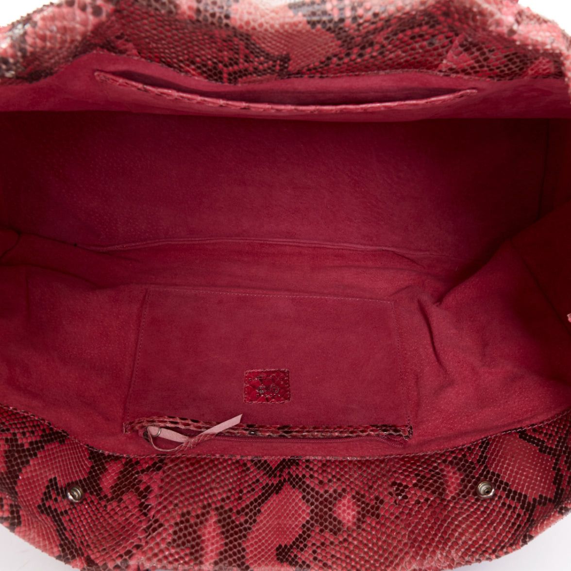 Anya Hindmarch ANYA HINDMARCH pink scaled leather bow tassel shopper tote bag Size ONE SIZE - 9 Thumbnail