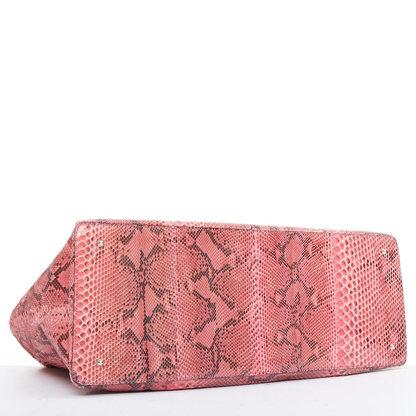 Anya Hindmarch ANYA HINDMARCH pink scaled leather bow tassel shopper tote bag Size ONE SIZE - 6 Thumbnail