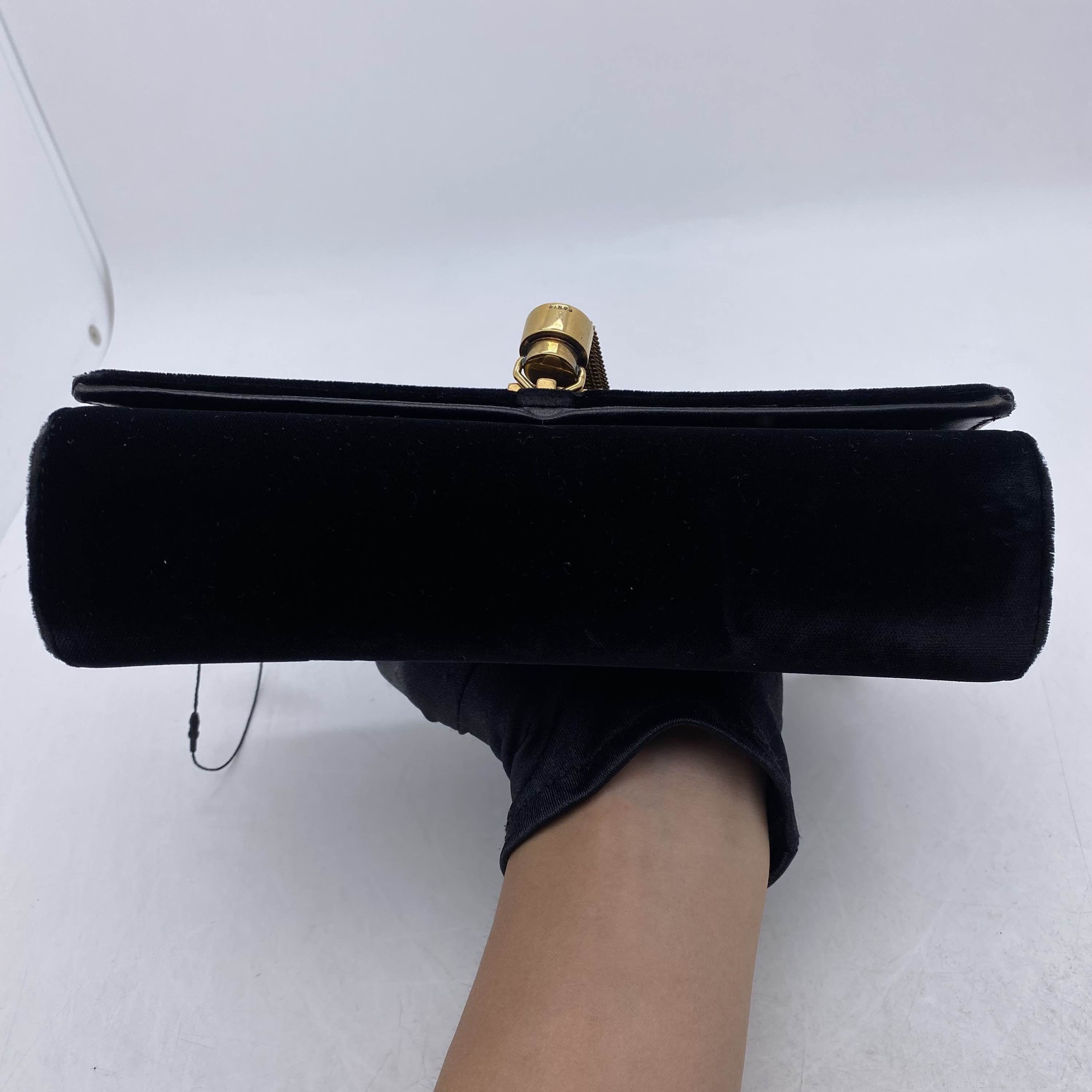 Saint Laurent Paris Saint Laurent Kate Velvet Chain Bag Size ONE SIZE - 3 Thumbnail
