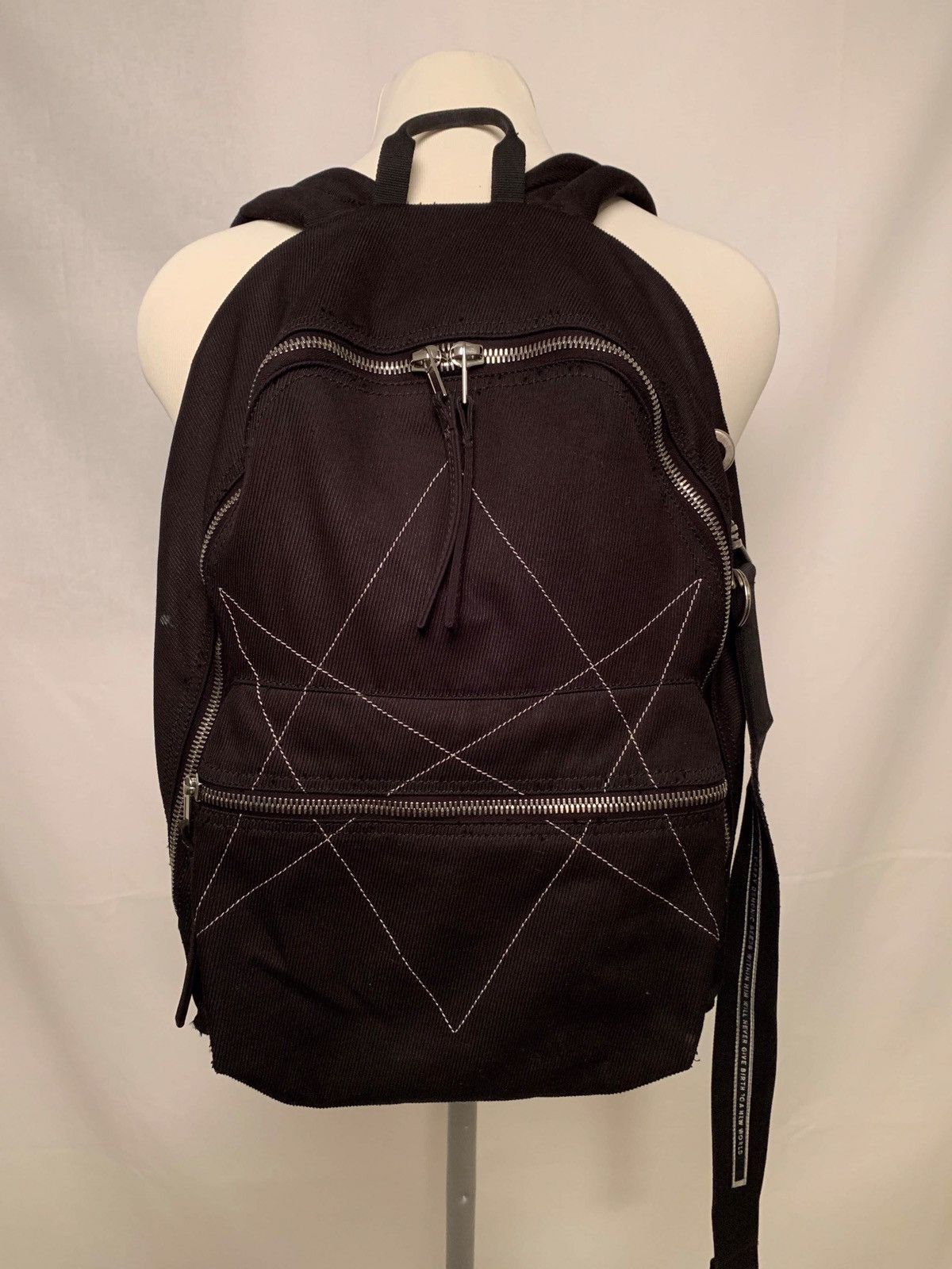 Rick Owens × Rick Owens Drkshdw Pentagram backpack | Grailed Rick Owens × Rick Owens Drkshdw Pentagram backpack | Grailed