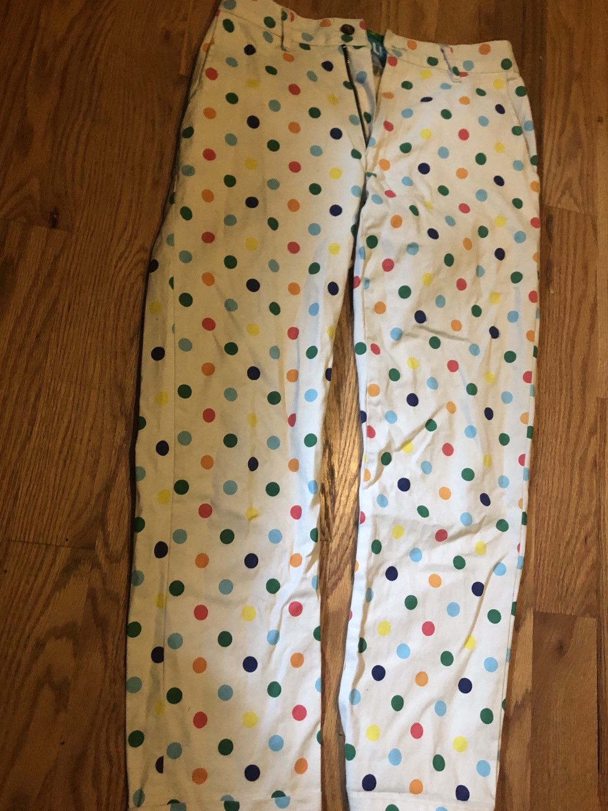 Golf Wang Golf Wang Rainbow Polka Dot Pants | Grailed