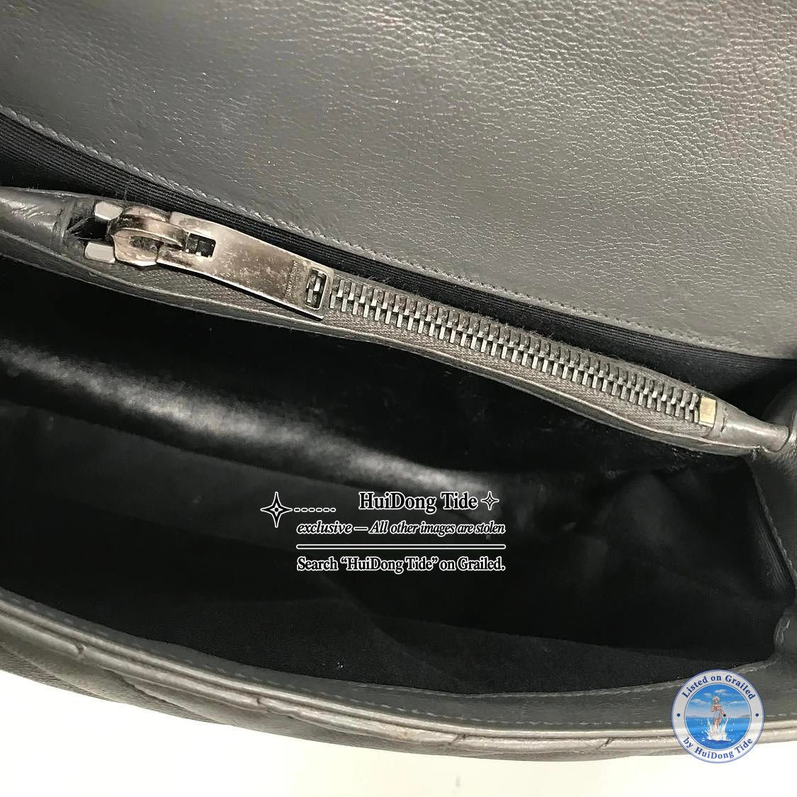 Saint Laurent Paris Saint Laurent College Chevron Leather Bag Size ONE SIZE Size ONE SIZE - 15 Thumbnail
