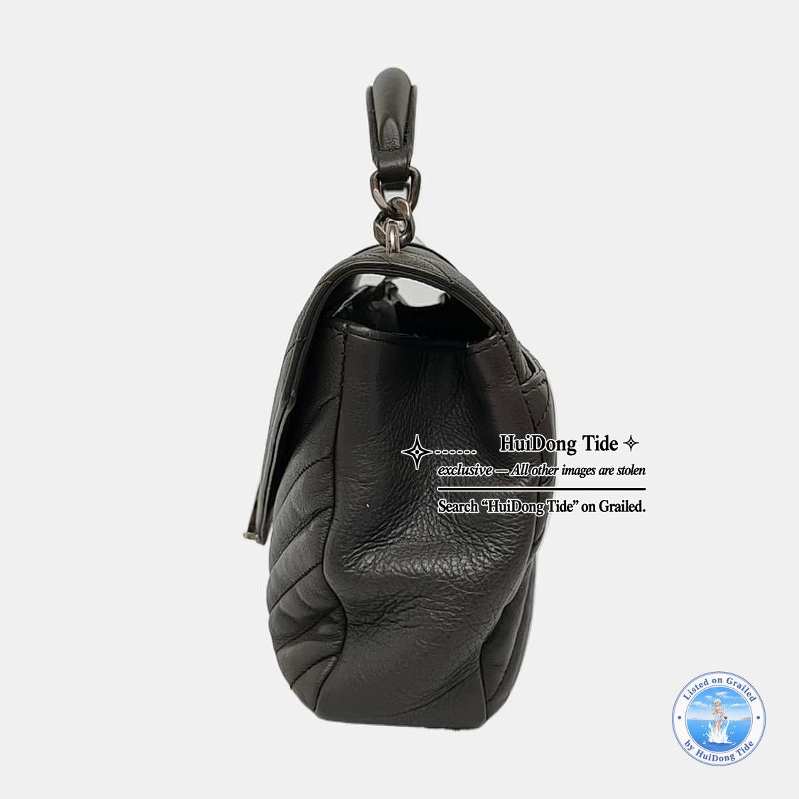 Saint Laurent Paris Saint Laurent College Chevron Leather Bag Size ONE SIZE Size ONE SIZE - 5 Thumbnail