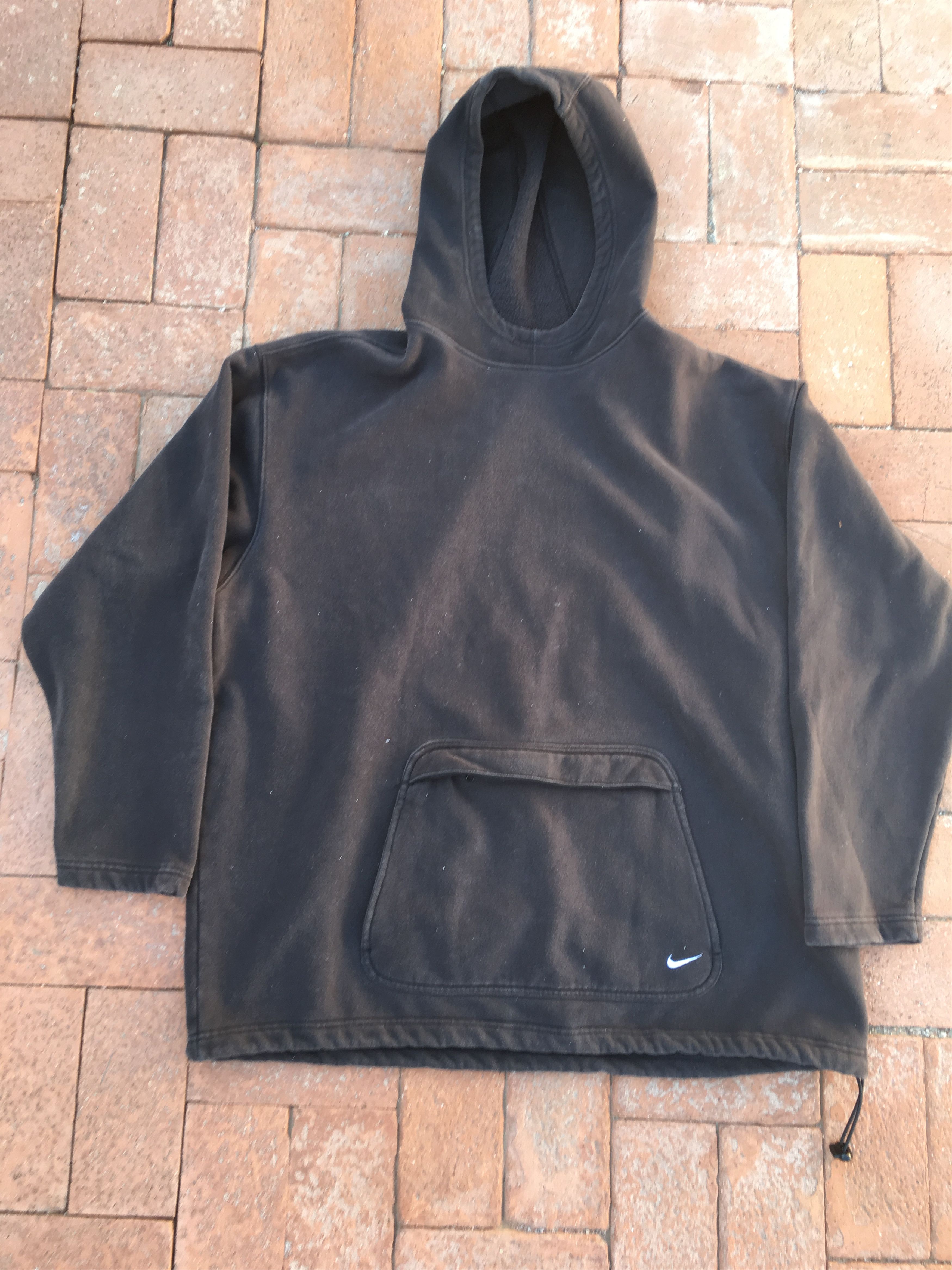 Nike Vintage Early 2000s Nike Pullover Hoodie Simple Small Swoosh ...