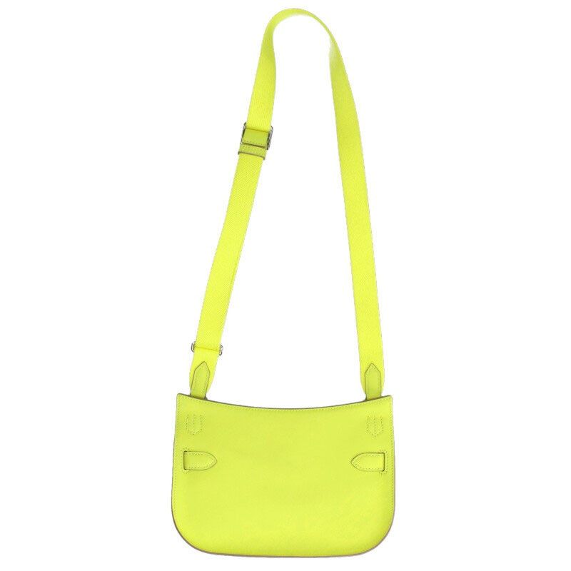 Hermes HERMES Jypsiere Mini Yellow/Silver Shoulder Size ONE SIZE - 2 Thumbnail