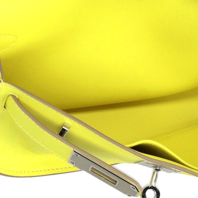 Hermes HERMES Jypsiere Mini Yellow/Silver Shoulder Size ONE SIZE - 3 Thumbnail