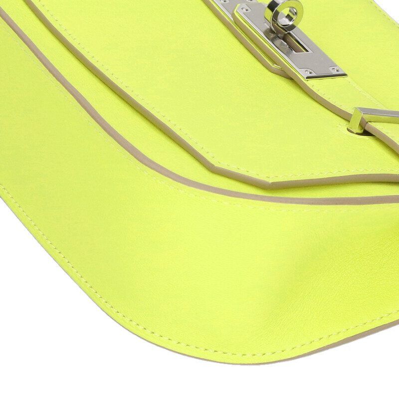 Hermes HERMES Jypsiere Mini Yellow/Silver Shoulder Size ONE SIZE - 4 Thumbnail