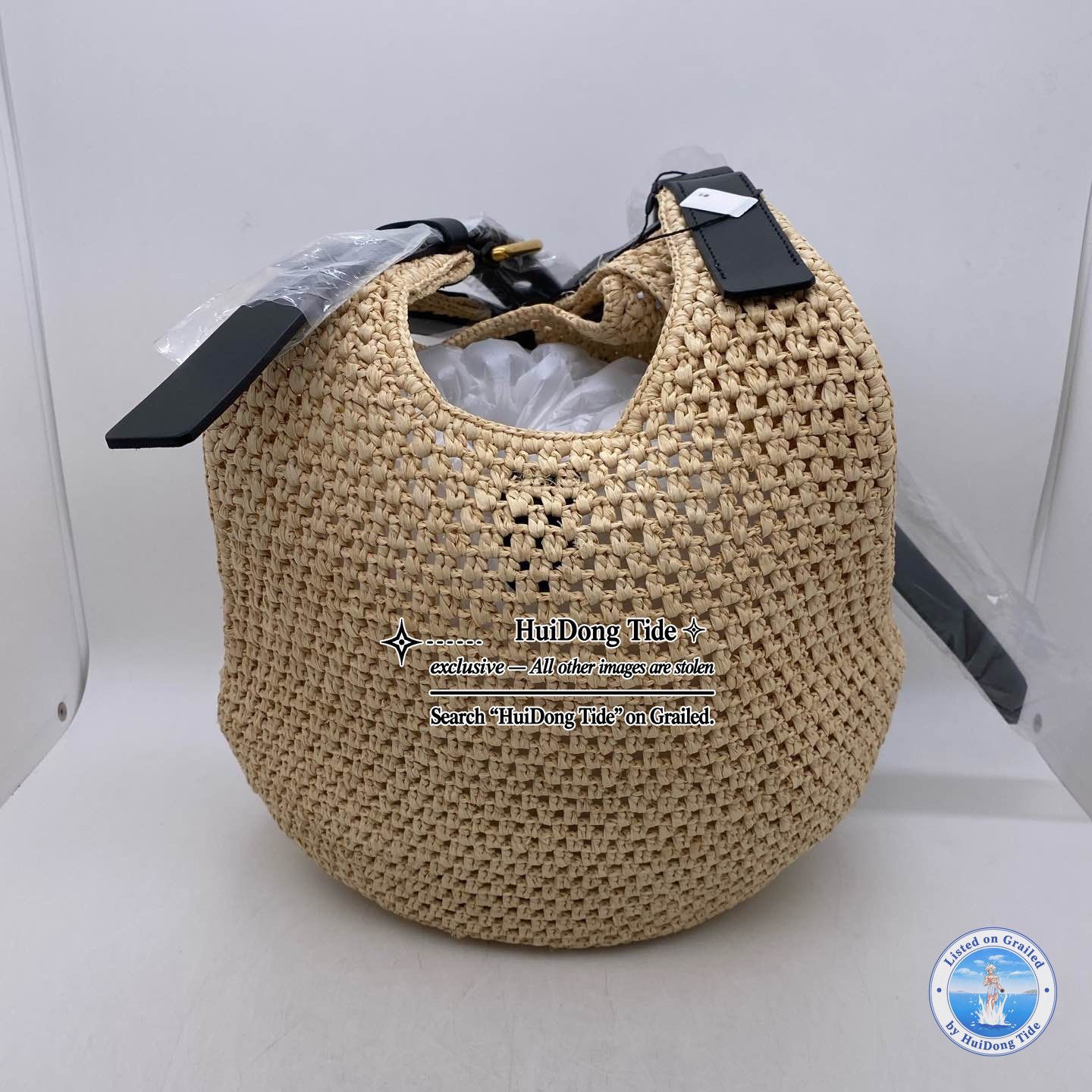 Loewe Loewe Woven Raffia Shoulder Bag Size ONE SIZE - 2 Thumbnail