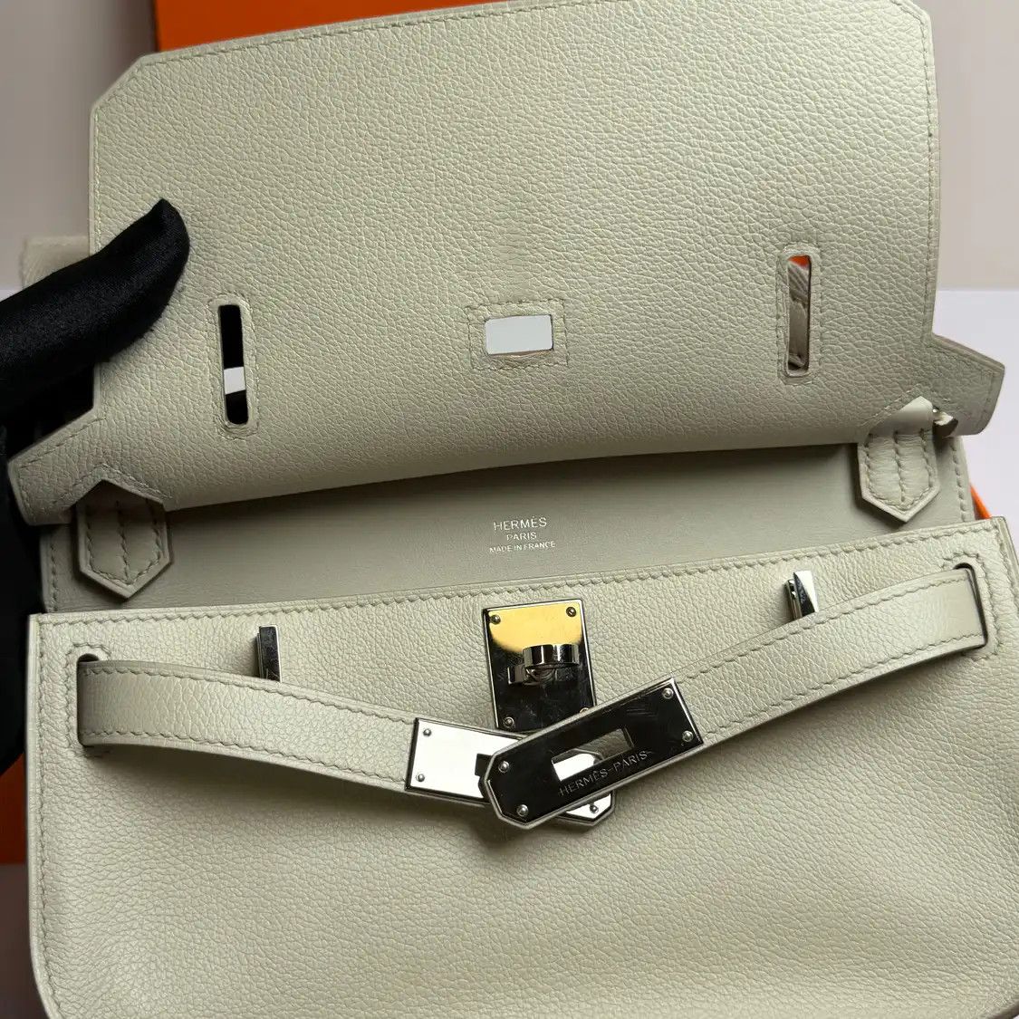 Hermes Hermes Jypsiere new white Evercolor cowhide leather Jypsiere bag shoulder bag si Size ONE SIZE - 7 Thumbnail