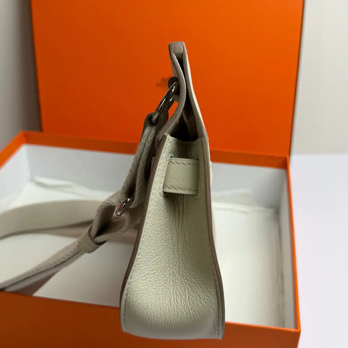 Hermes Hermes Jypsiere new white Evercolor cowhide leather Jypsiere bag shoulder bag si Size ONE SIZE - 4 Thumbnail