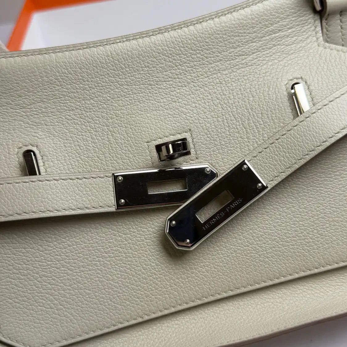 Hermes Hermes Jypsiere new white Evercolor cowhide leather Jypsiere bag shoulder bag si Size ONE SIZE - 11 Thumbnail