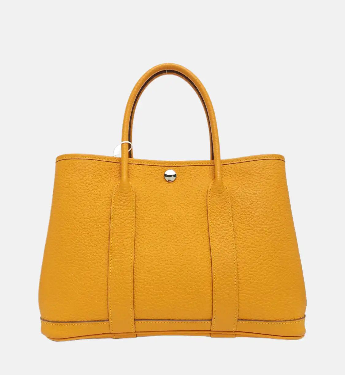 Hermes Hermes Garden Party 30 apricot yellow Negondacowhide leather Garden Party handba Size ONE SIZE - 5 Thumbnail