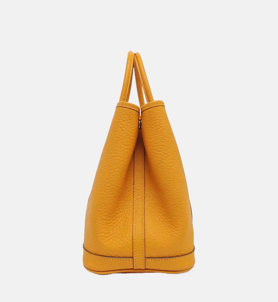 Hermes Hermes Garden Party 30 apricot yellow Negondacowhide leather Garden Party handba Size ONE SIZE - 4 Thumbnail