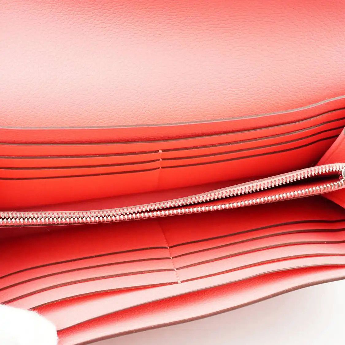 Hermes Hermes Constance Rose Confetti Evercolor cowhide leather clutch silver hardware Size ONE SIZE - 5 Thumbnail