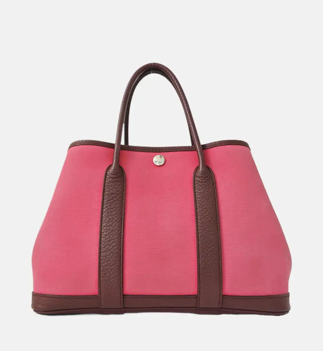 Hermes Hermes Garden Party 30 Rose Lipstick canvas Garden Party handbag silver hardware Size ONE SIZE - 5 Thumbnail