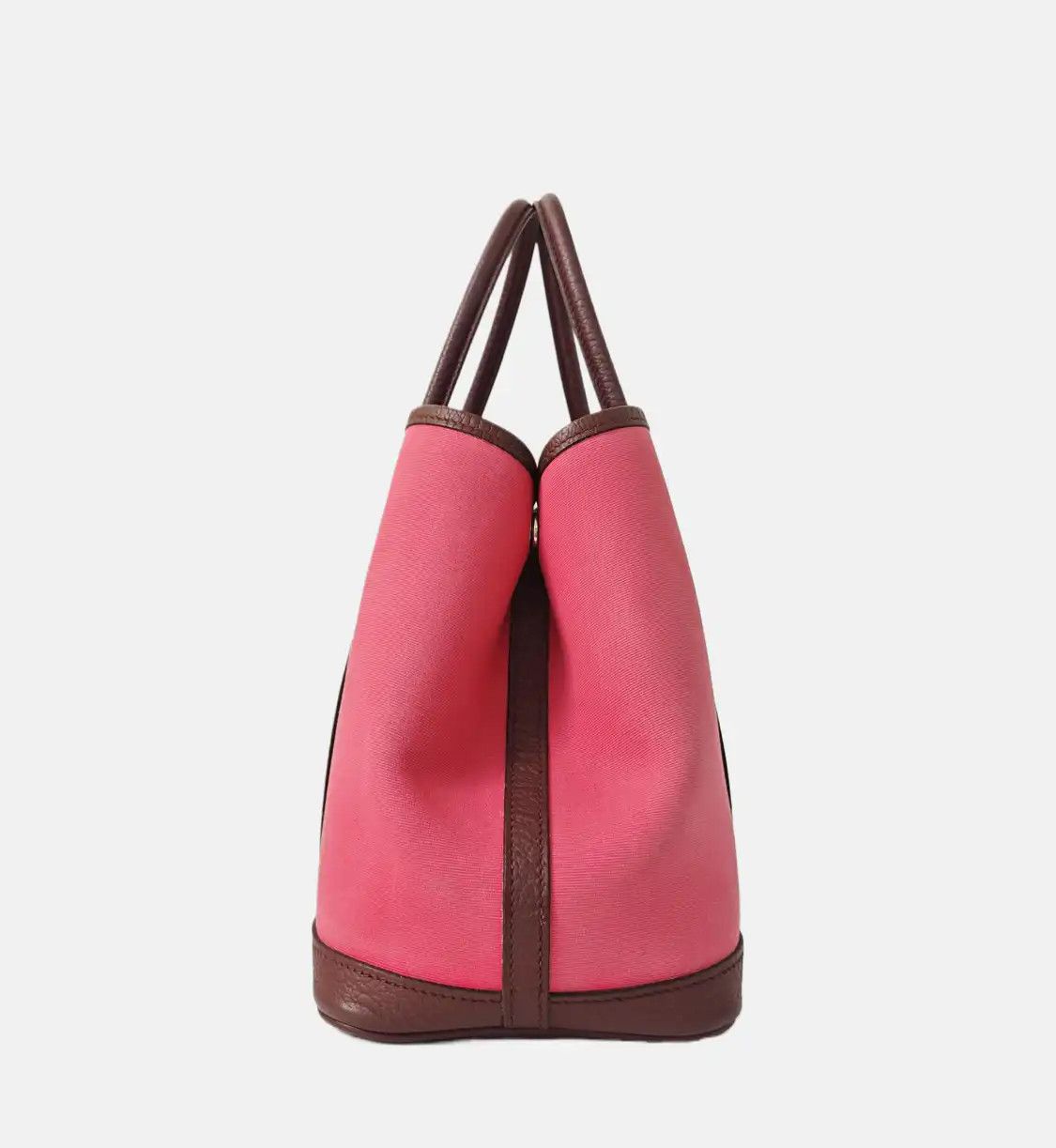 Hermes Hermes Garden Party 30 Rose Lipstick canvas Garden Party handbag silver hardware Size ONE SIZE - 3 Thumbnail