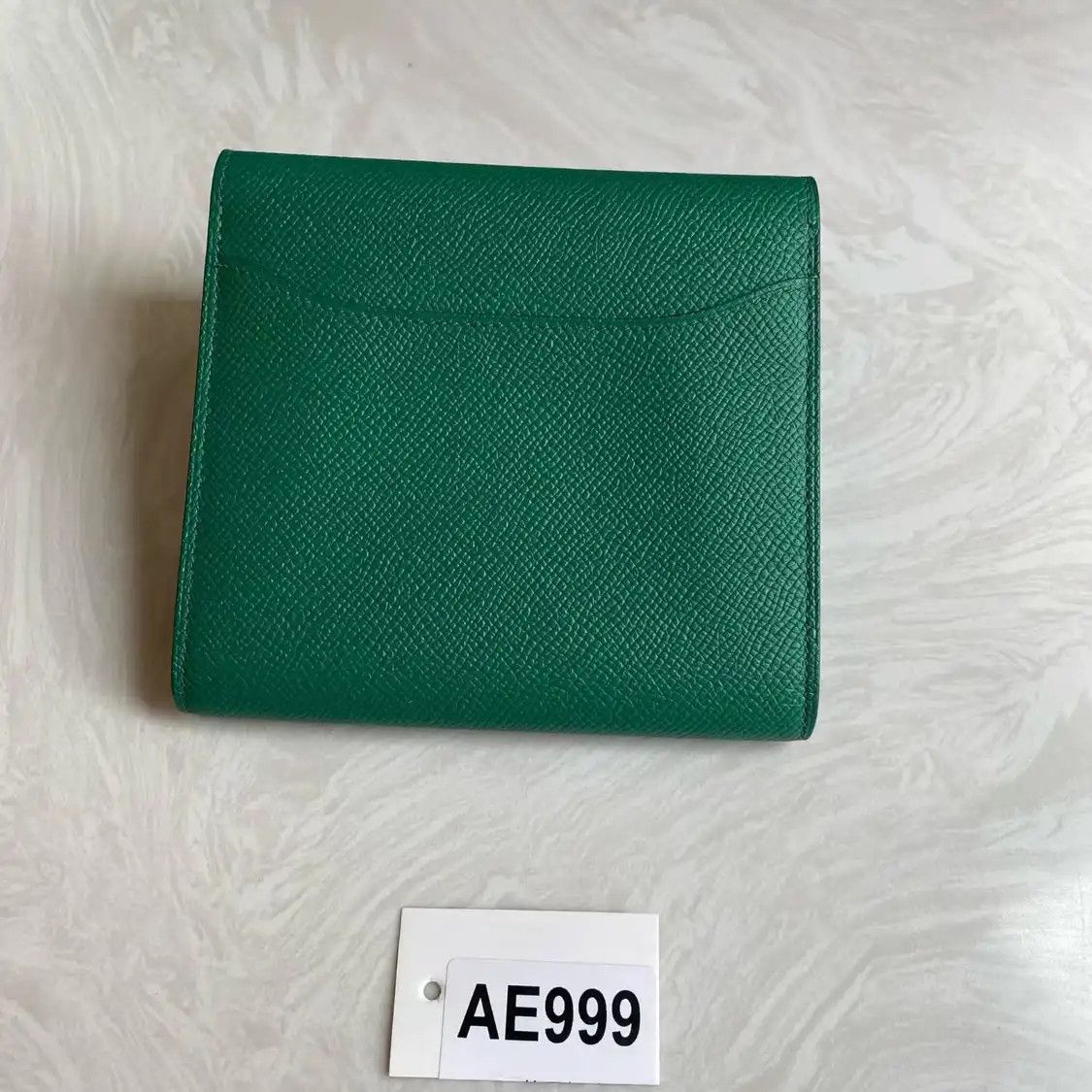 Hermes Hermes Constance Slim dazzling green Evercolor cowhide leather Constance bag wal Size ONE SIZE - 4 Thumbnail