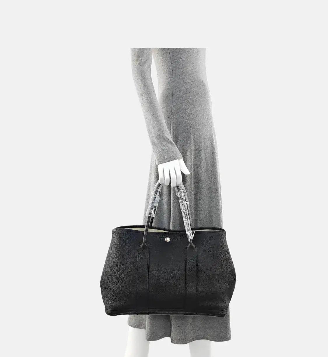 Hermes Hermes Garden Party black Negondacowhide leather handbag silver hardware medium Size ONE SIZE - 2 Thumbnail