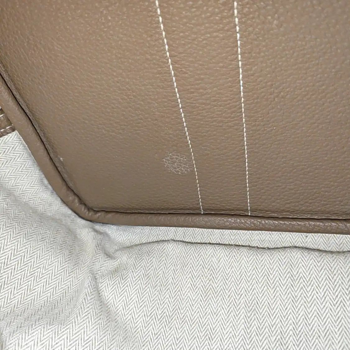 Hermes Hermes Garden Party 36 Etoupe Negondacowhide leather Garden Party handbag silver Size ONE SIZE - 16 Thumbnail