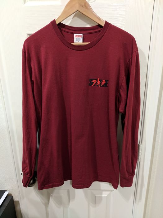 Supreme Akira Neo Tokyo Long Sleeve Tee, Cardinal, M | Grailed