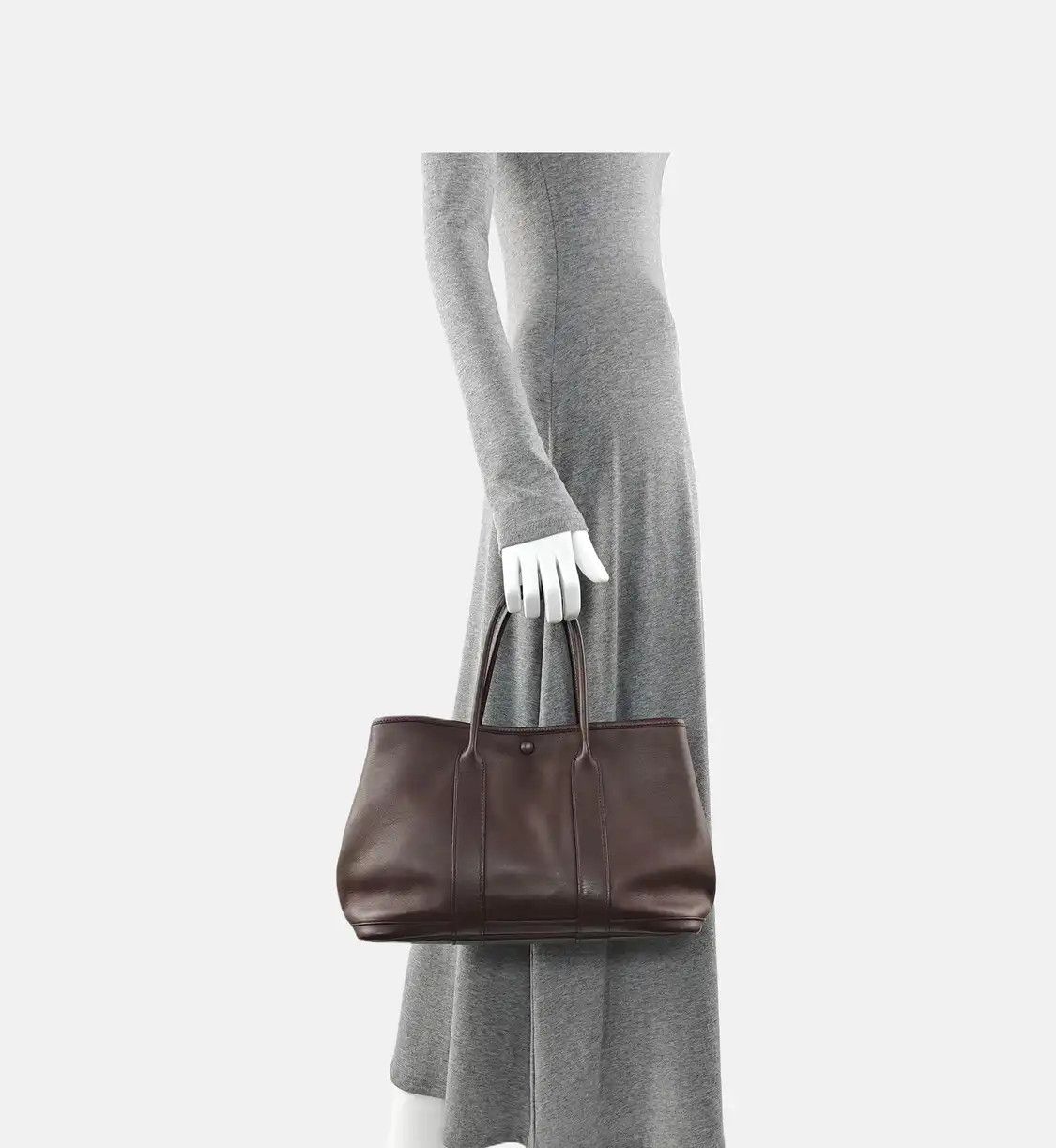 Hermes Hermes Garden Party 30 Can cancun Swift cowhide leather Garden Party handbag sil Size ONE SIZE - 2 Thumbnail