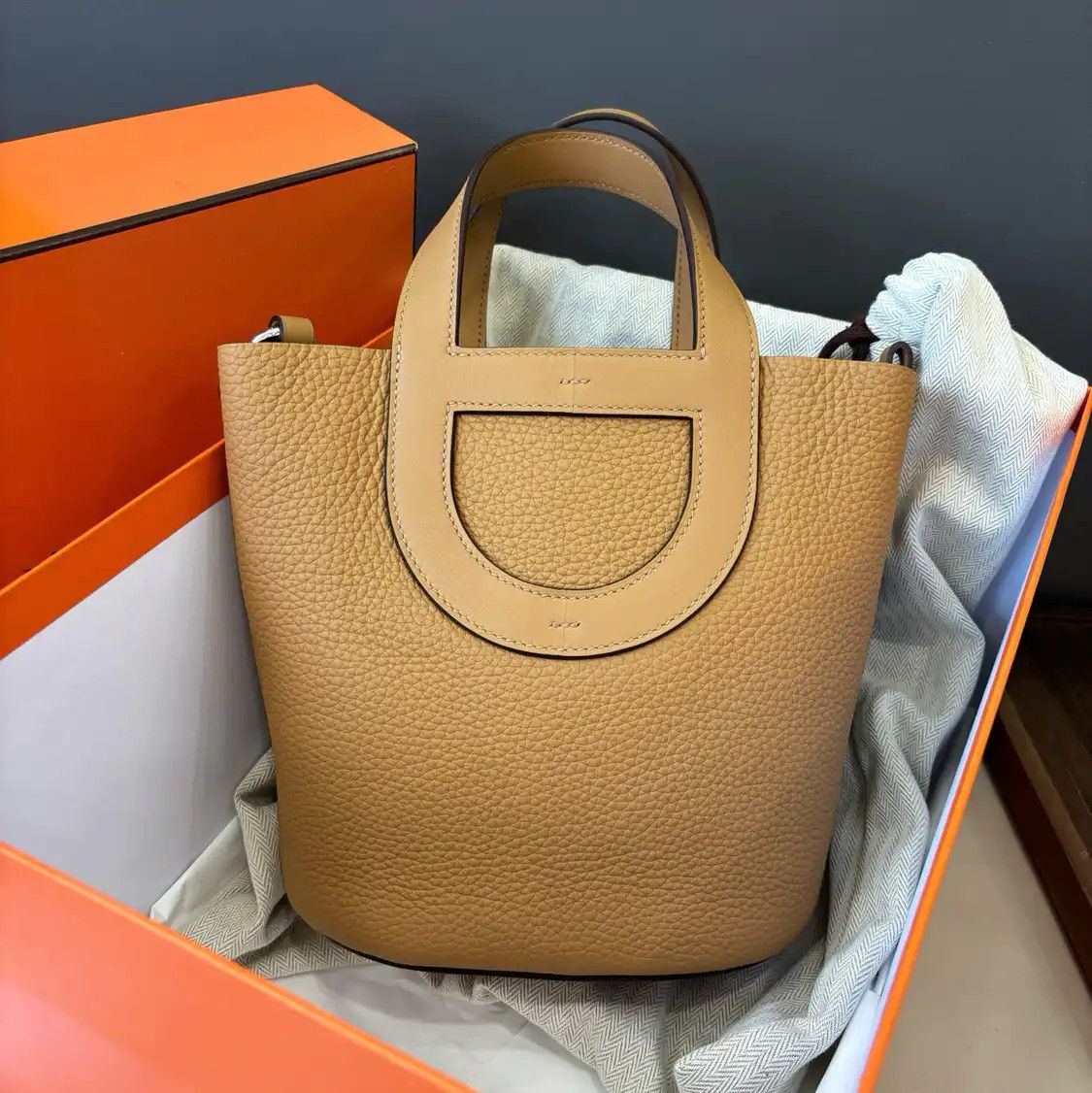 Hermes Hermes In-The-Loop 18 Cookie Clemence cowhide leather Roulis handbag gold hardwa Size ONE SIZE - 4 Thumbnail