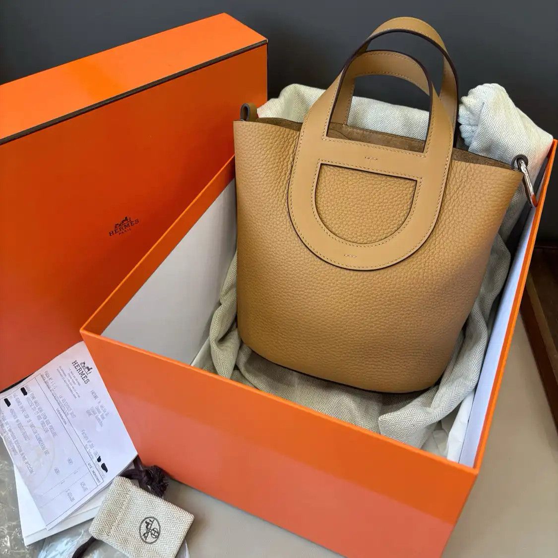 Hermes Hermes In-The-Loop 18 Cookie Clemence cowhide leather Roulis handbag gold hardwa Size ONE SIZE - 2 Thumbnail
