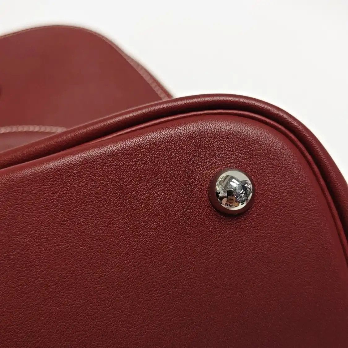 Hermes Hermes Bolide Hermes red Swift cowhide leather handbag silver hardware T Size ONE SIZE - 13 Thumbnail