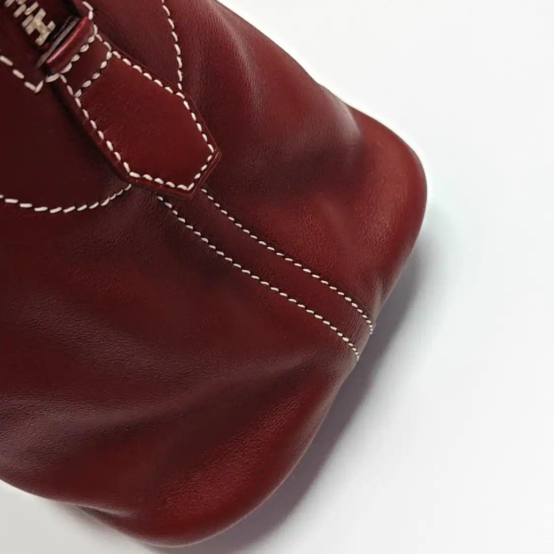 Hermes Hermes Bolide Hermes red Swift cowhide leather handbag silver hardware T Size ONE SIZE - 10 Thumbnail