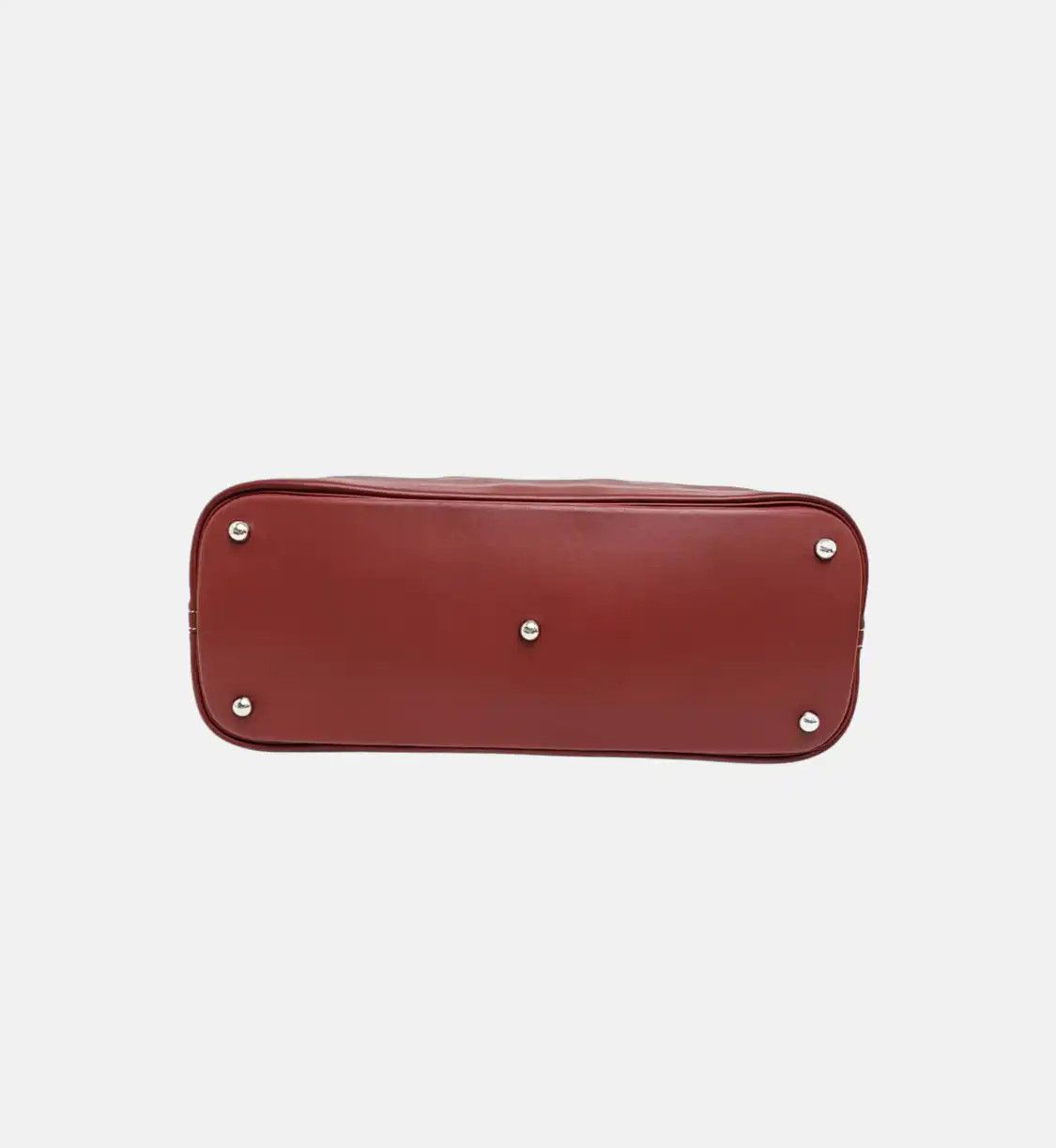 Hermes Hermes Bolide Hermes red Swift cowhide leather handbag silver hardware T Size ONE SIZE - 6 Thumbnail