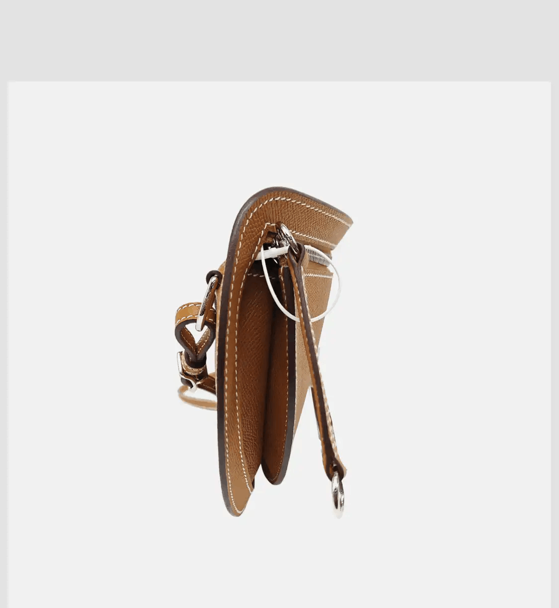 Hermes Hermes Petite Course Gold Brown Epsom cowhide leather belt bag belt bag/ chest s Size ONE SIZE - 4 Thumbnail