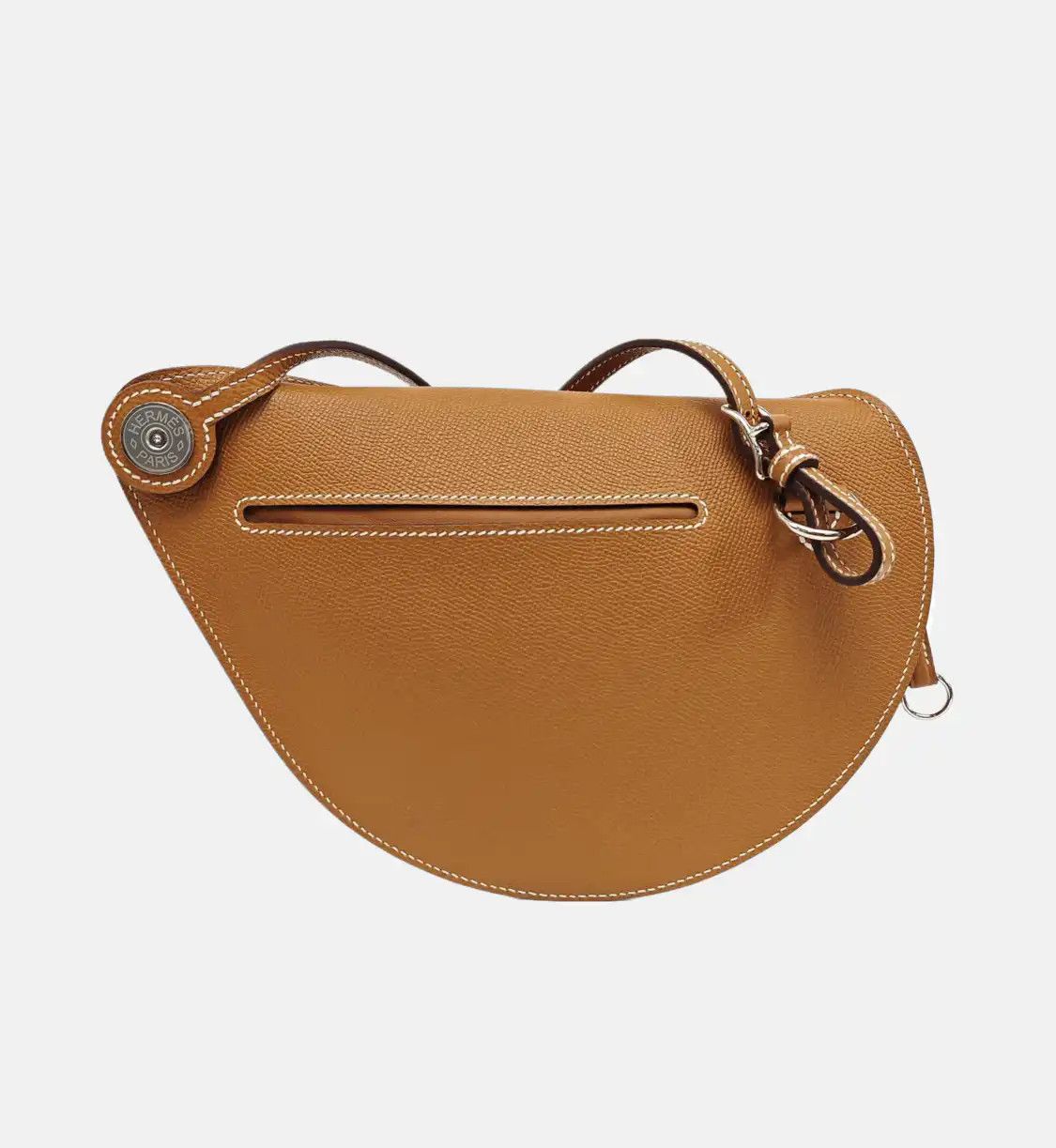 Hermes Hermes Petite Course Gold Brown Epsom cowhide leather belt bag belt bag/ chest s Size ONE SIZE - 5 Thumbnail