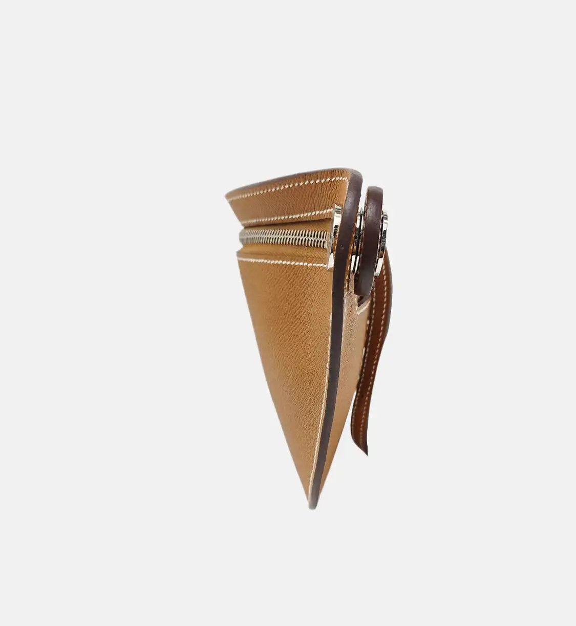 Hermes Hermes Petite Course Gold Brown Epsom cowhide leather belt bag belt bag/ chest s Size ONE SIZE - 3 Thumbnail