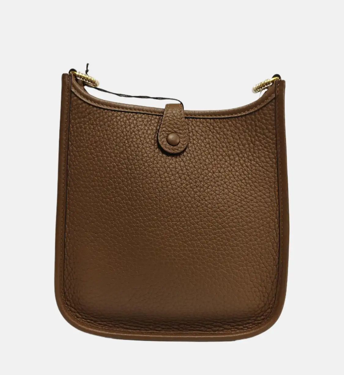 Hermes Hermes Evelyne 17 chestnut Clemence cowhide leather cutout Evelyne shoulder bag Size ONE SIZE - 5 Thumbnail