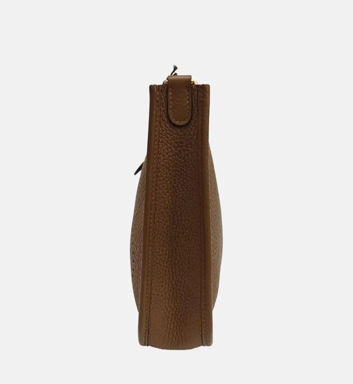 Hermes Hermes Evelyne 17 chestnut Clemence cowhide leather cutout Evelyne shoulder bag Size ONE SIZE - 3 Thumbnail
