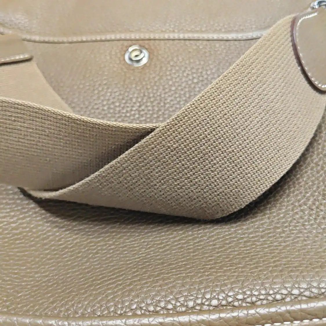 Hermes Hermes Evelyne 29 Etoupe Clemence cowhide leather cutout Evelyne shoulder bag cr Size ONE SIZE - 15 Thumbnail