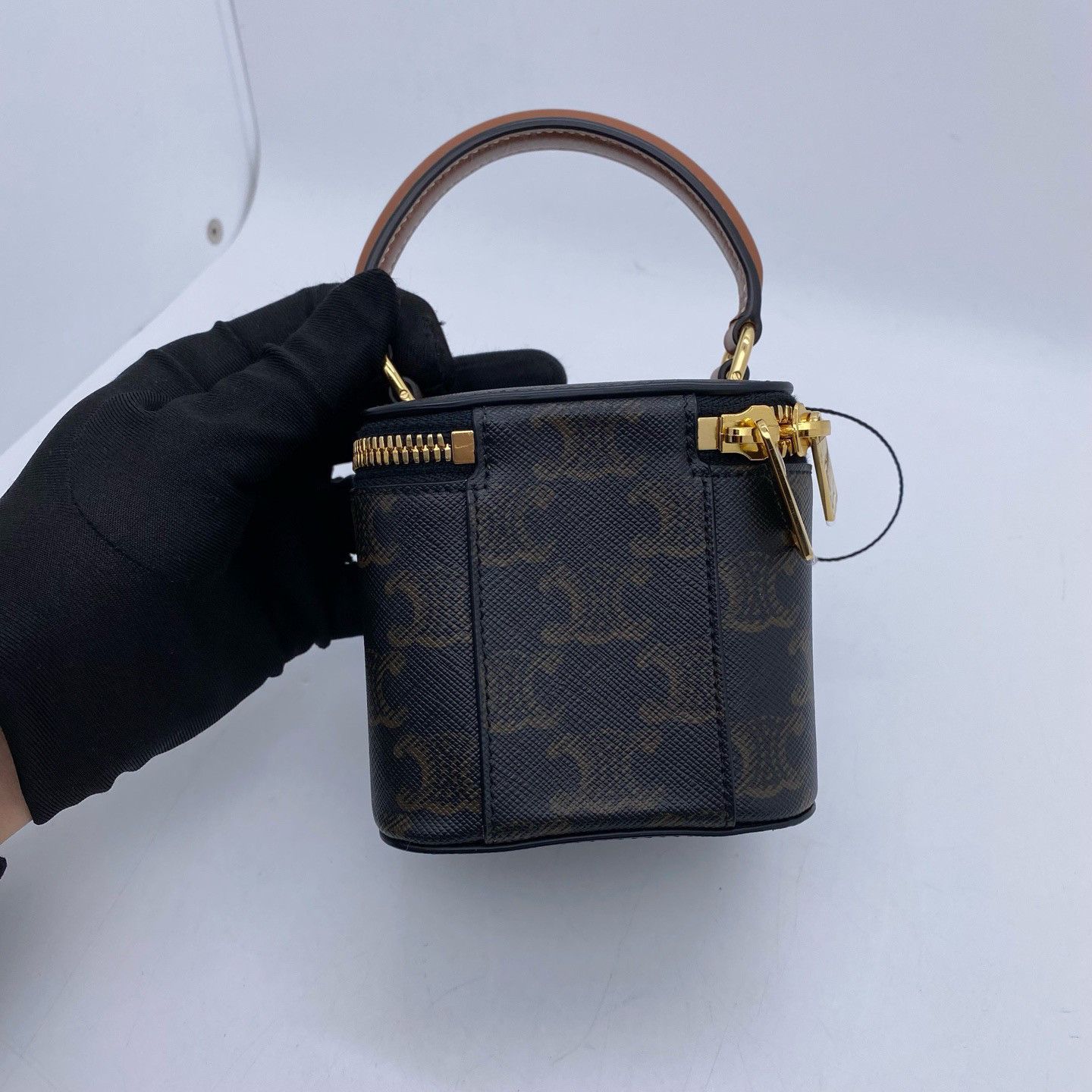 Celine Celine Triomphe Canvas Mini Box Bag Size OS Size ONE SIZE - 2 Thumbnail