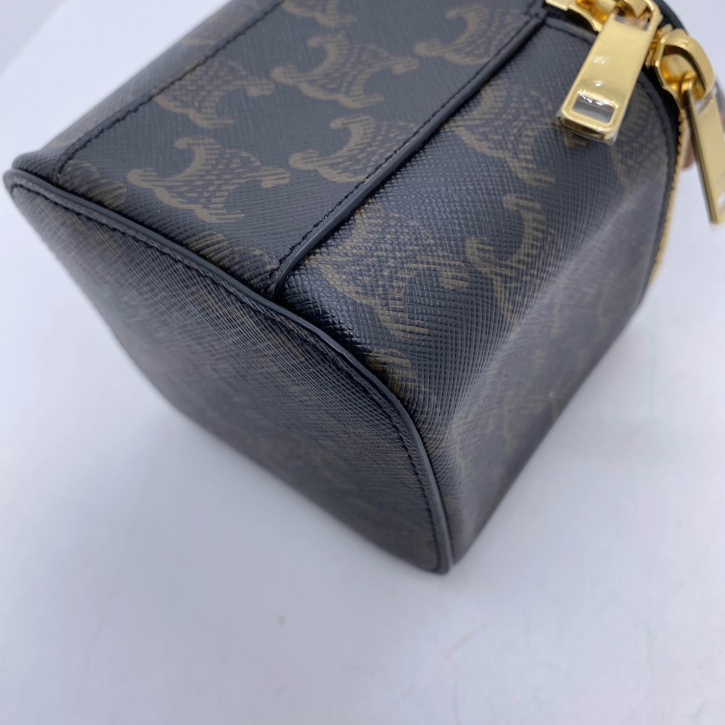 Celine Celine Triomphe Canvas Mini Box Bag Size OS Size ONE SIZE - 7 Thumbnail