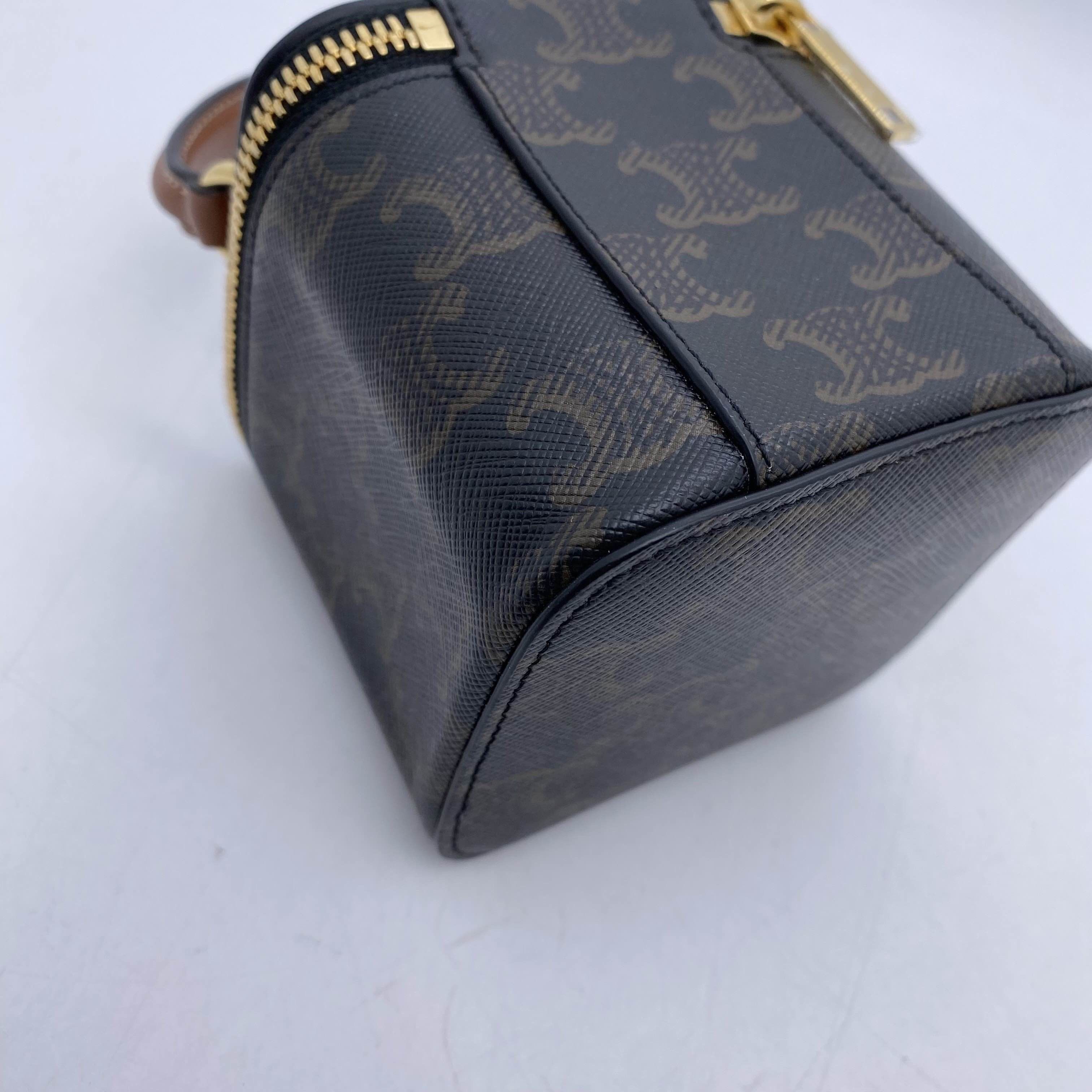 Celine Celine Triomphe Canvas Mini Box Bag Size OS Size ONE SIZE - 6 Thumbnail