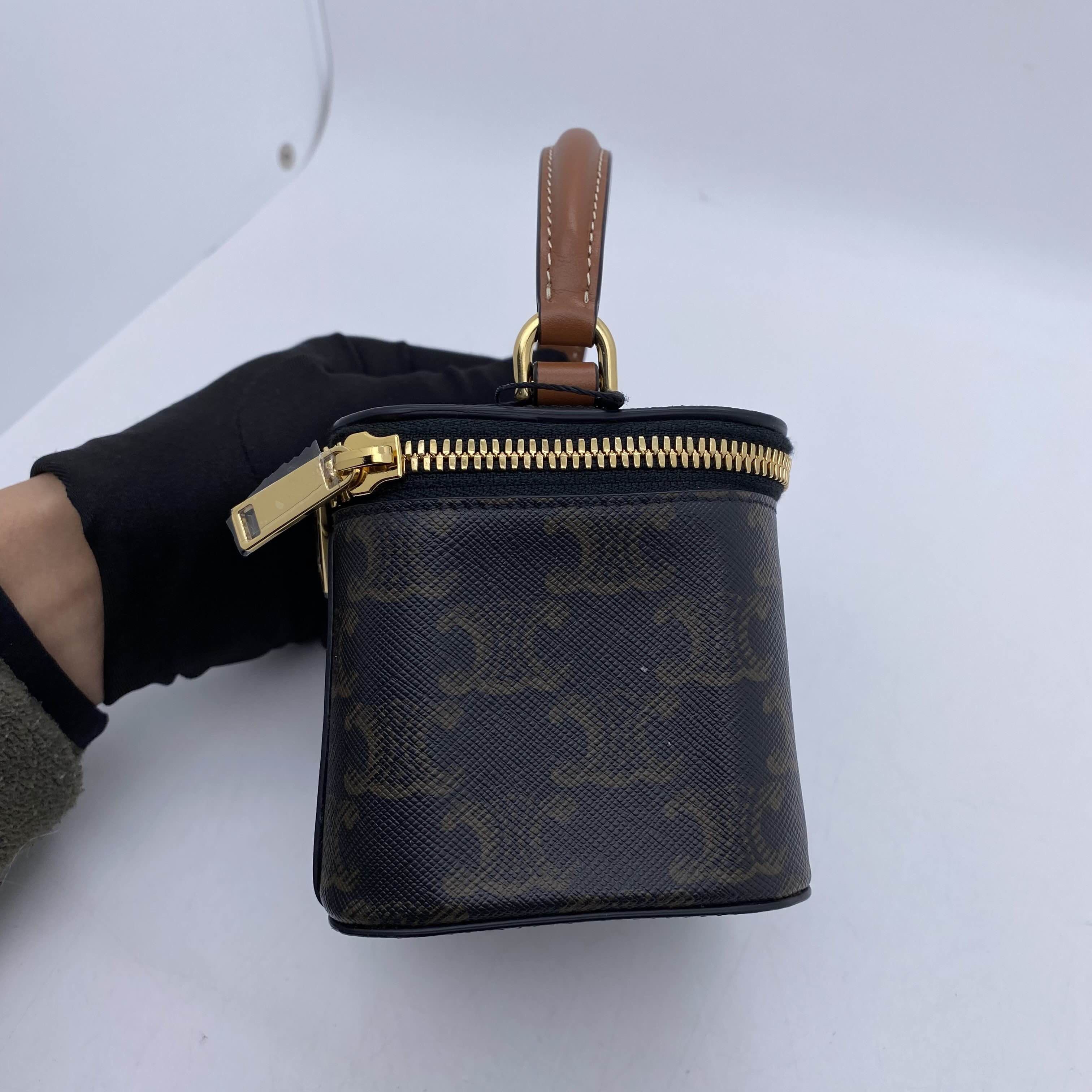 Celine Celine Triomphe Canvas Mini Box Bag Size OS Size ONE SIZE - 4 Thumbnail