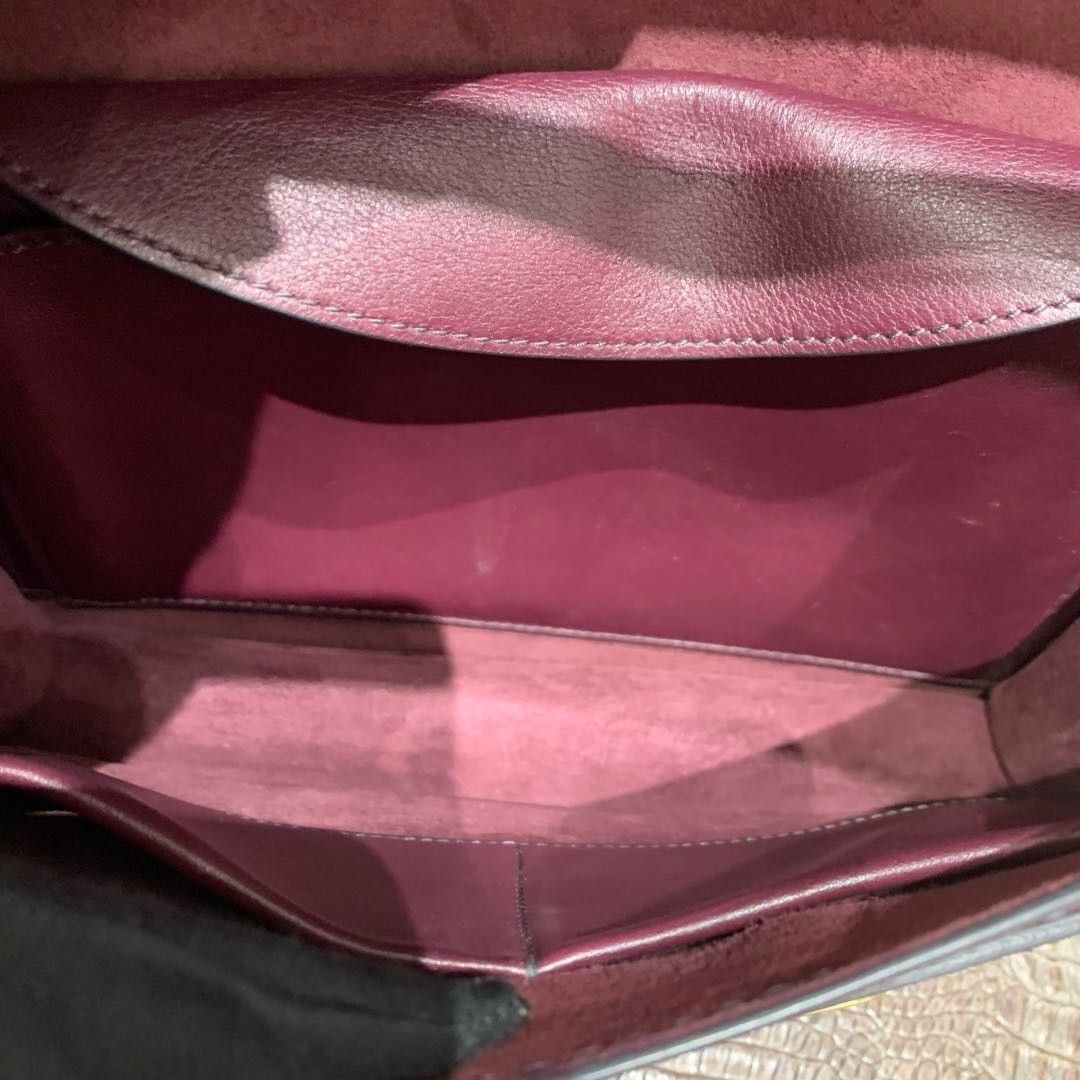 Dior Dior J'adior Burgundy Leather Flap Bag ONE SIZE Size ONE SIZE - 6 Thumbnail
