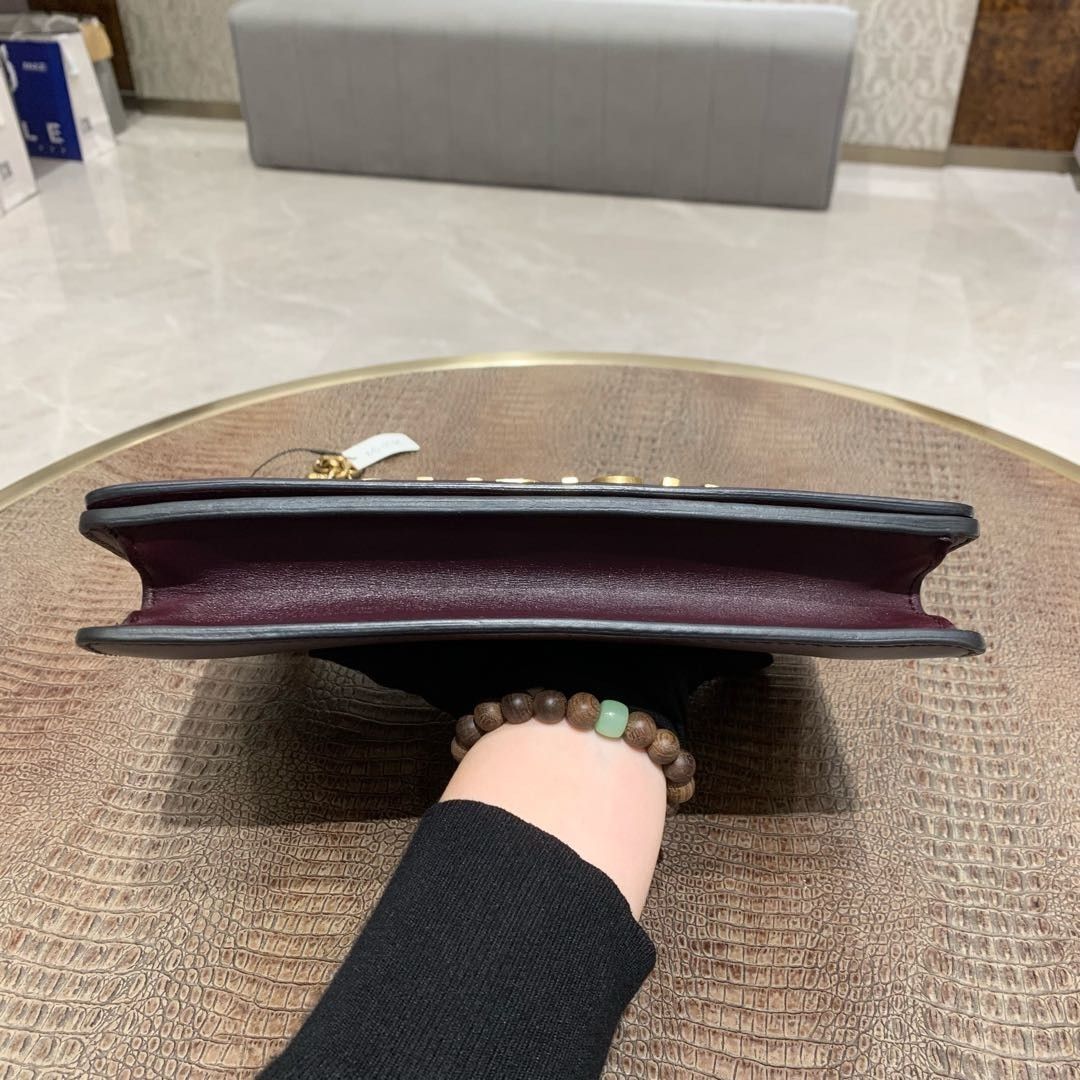 Dior Dior J'adior Burgundy Leather Flap Bag ONE SIZE Size ONE SIZE - 5 Thumbnail