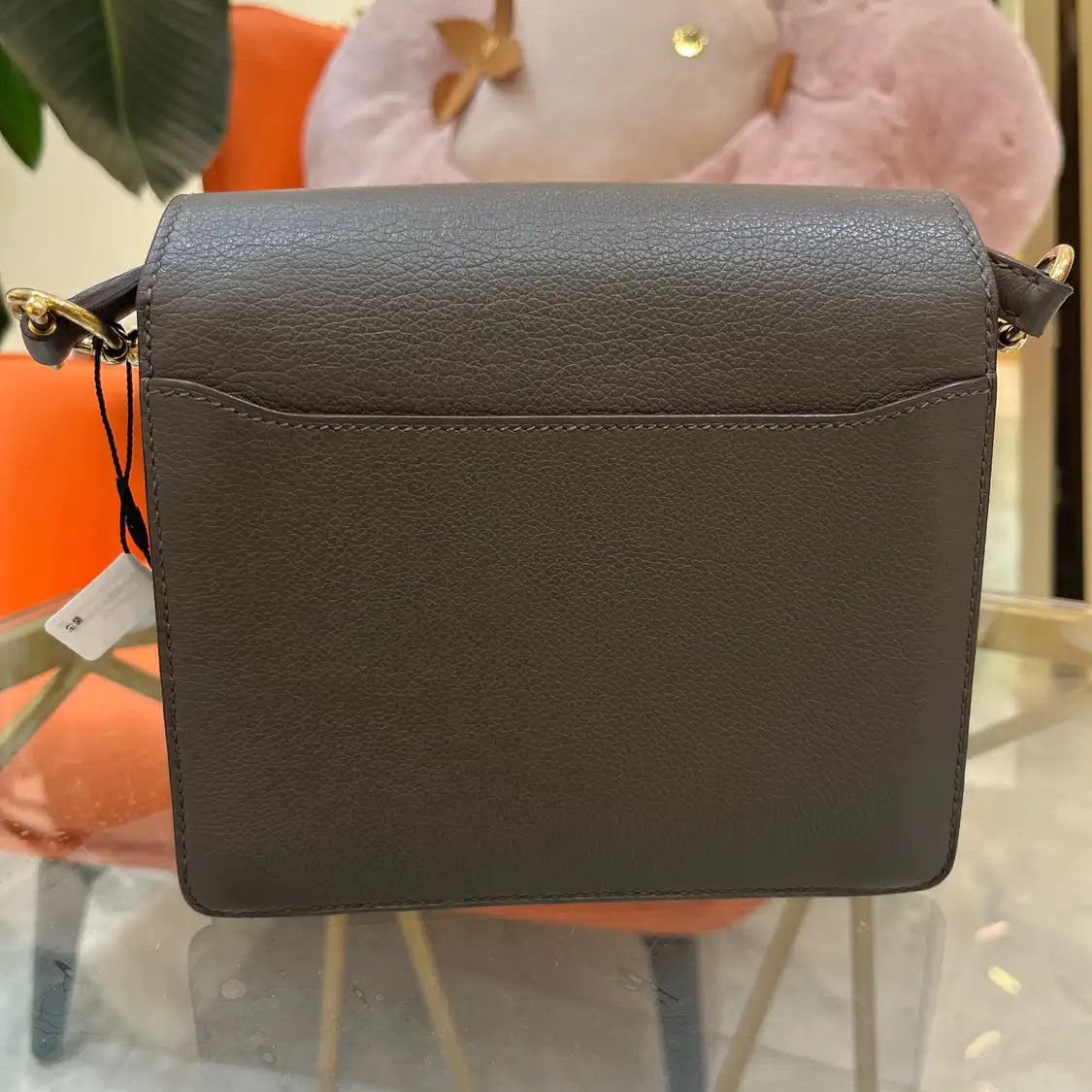 Hermes Hermes Roulis Etain cowhide leather Roulis shoulder bag gold hardware Z Size ONE SIZE - 4 Thumbnail