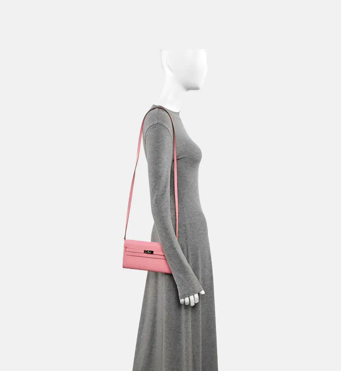 Hermes Hermes Kelly rose pink Epsom cowhide leather Kelly shoulder bag crossbody bag si Size ONE SIZE - 2 Thumbnail
