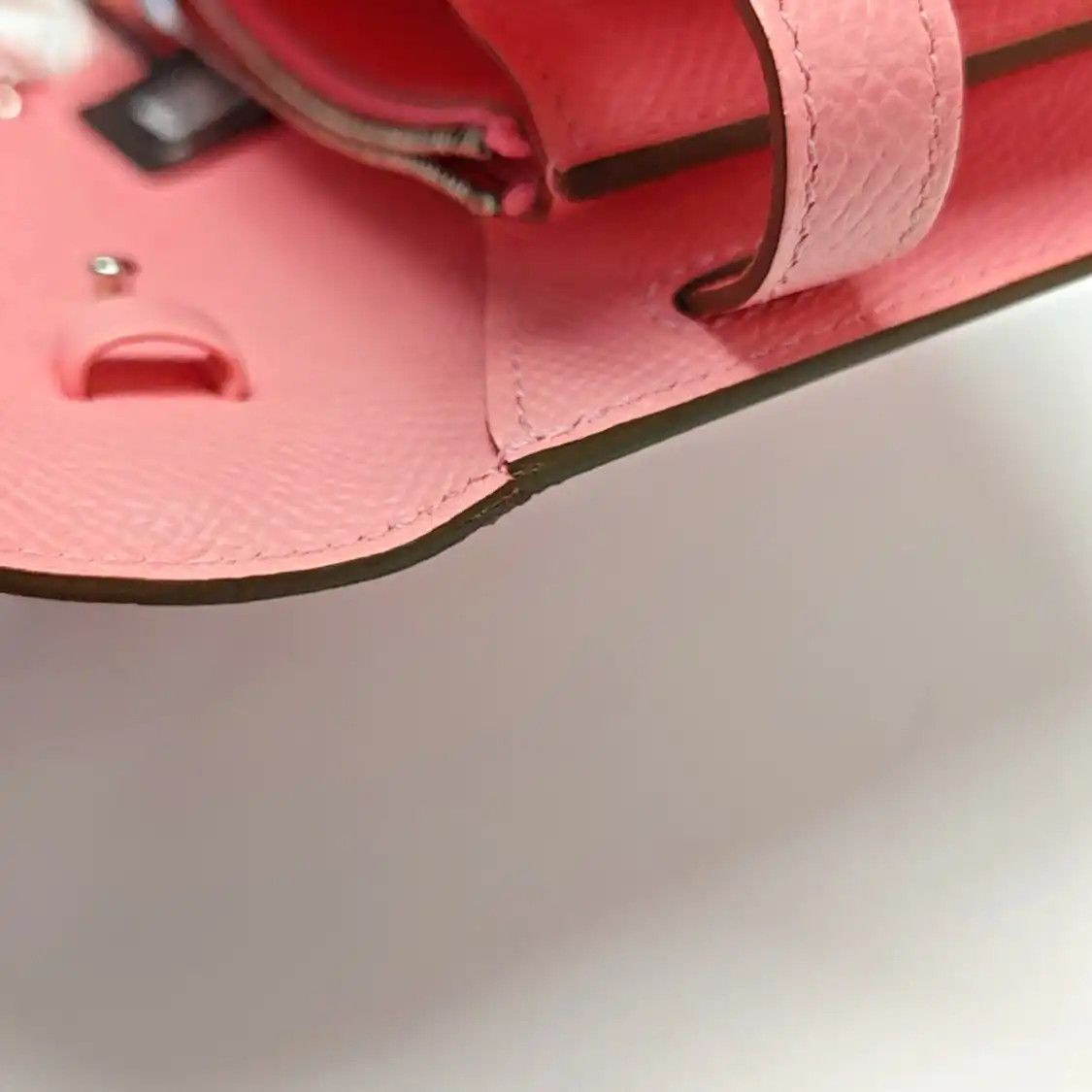 Hermes Hermes Kelly rose pink Epsom cowhide leather Kelly shoulder bag crossbody bag si Size ONE SIZE - 10 Thumbnail