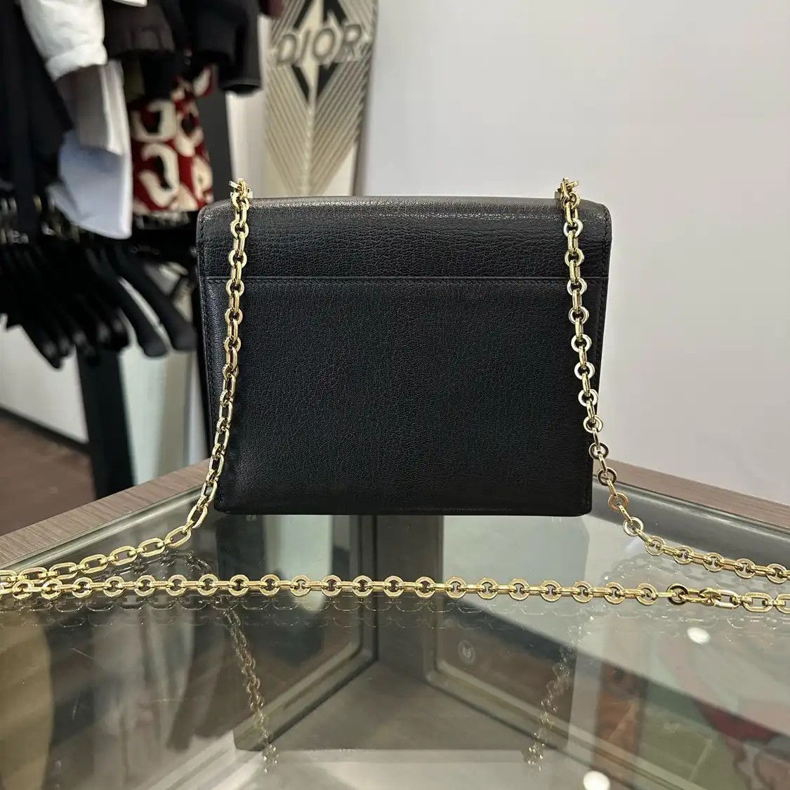 Hermes Hermes Verrou 17 black Chèvre Mysore goatskin bolt bag Verrou crossbody bag gold Size ONE SIZE - 3 Thumbnail