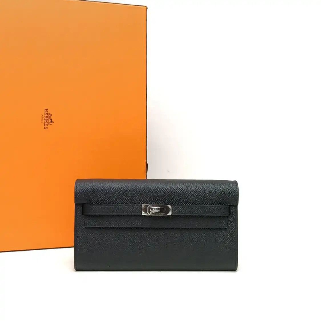 Hermes Hermes Kelly To Go 20 black Epsom cowhide leather crossbody bag silver hardware Size ONE SIZE - 9 Thumbnail