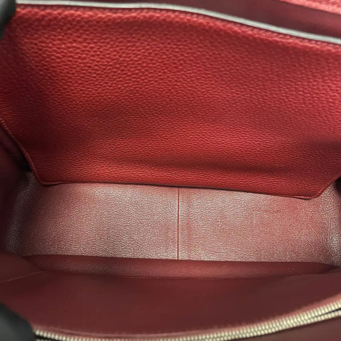 Hermes Hermes Steve Wine Red Clemence cowhide leather crossbody bag silver hardware Size ONE SIZE - 8 Thumbnail