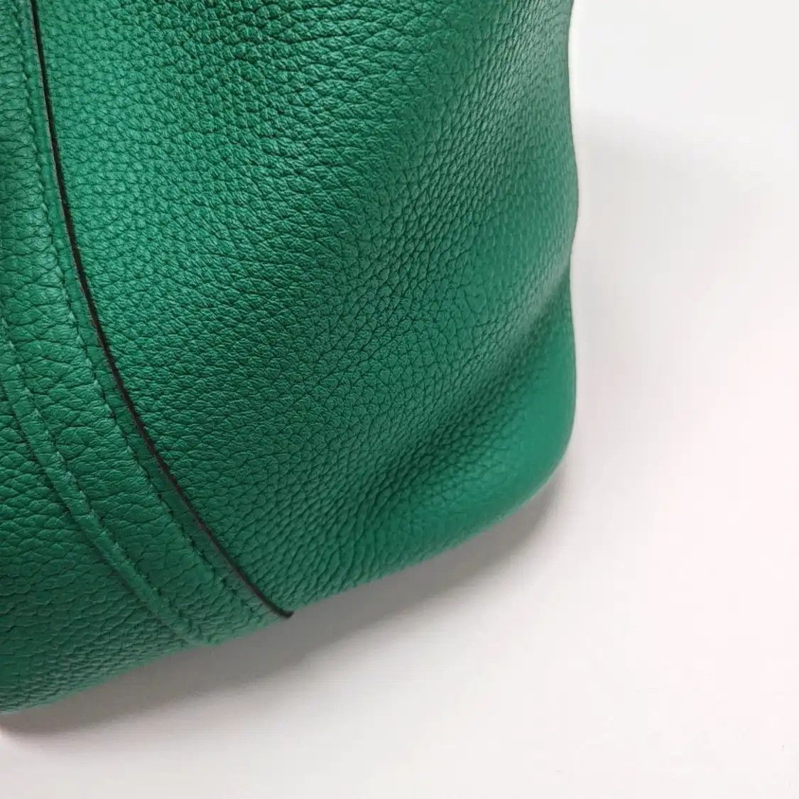 Hermes Hermes Picotin Lock 18 velvet green Clemence cowhide leather picotin handbag gol Size ONE SIZE - 8 Thumbnail